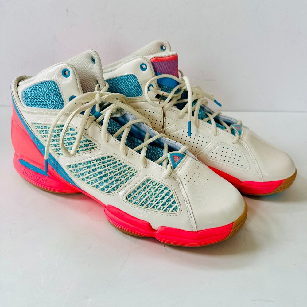 Adidas Adizero Rose 1.5 Sneakers White Basketball Shoes GY6487 Men's Size 13
